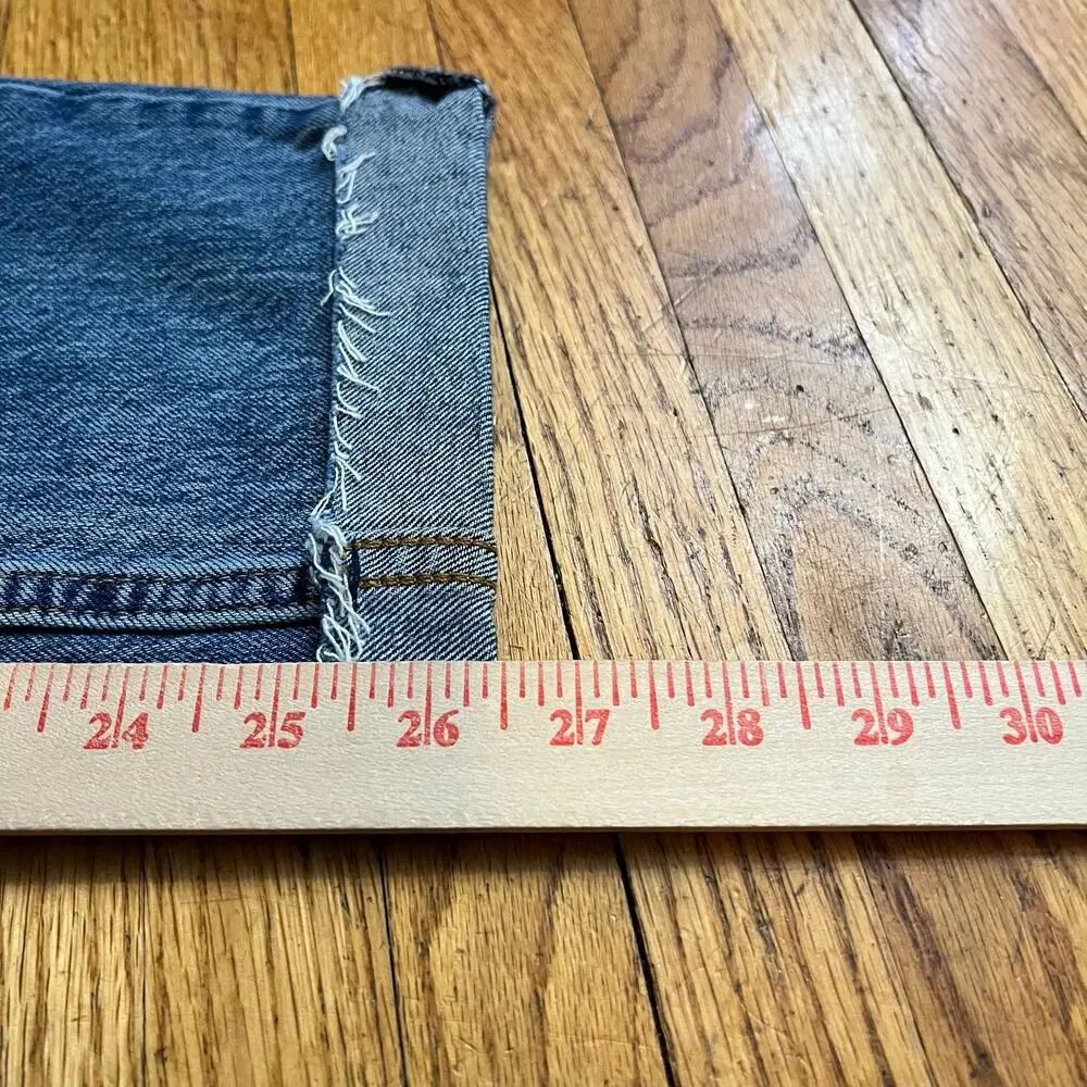 Abercrombie Fitch Jeans Womens 26 /2 Tie Waist Mom High Rise Ankle Crop Belted